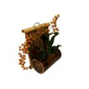 Ver imagem 3 de Floreira de Bambu: Painel de Parede Elegante 33cm/13cm/27cm Nc Caieiras