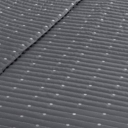 Cobre Leito Solteiro Urbany Bordado Hipercal 400 Fios 4 Peças - Cinza - 2