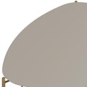 Ver imagem 5 de Mesa de Centro para Sala de Estar Baixa Pés Industrial Dourado Alef I03 Grigio - Lyam Decor
