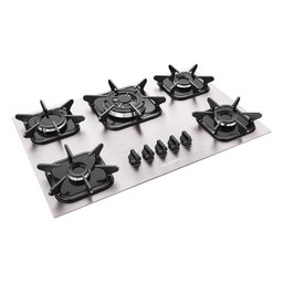 Cooktop Mueller 5 Bocas de Alumínio com Queimador Tripla Chama MCG5BK - 3