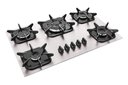 Ver imagem 3 de Cooktop Mueller 5 Bocas de Alumínio com Queimador Tripla Chama MCG5BK