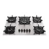 Cooktop Mueller 5 Bocas de Alumínio com Queimador Tripla Chama MCG5BK - 1
