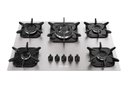 Ver imagem 1 de Cooktop Mueller 5 Bocas de Alumínio com Queimador Tripla Chama MCG5BK