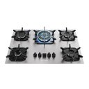 Ver imagem 2 de Cooktop Mueller 5 Bocas de Alumínio com Queimador Tripla Chama MCG5BK