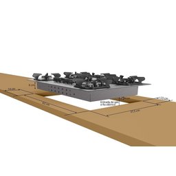 Cooktop Mueller 5 Bocas de Alumínio com Queimador Tripla Chama MCG5BK - 8