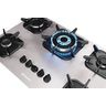 Cooktop Mueller 5 Bocas de Alumínio com Queimador Tripla Chama MCG5BK - 5