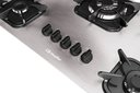 Ver imagem 4 de Cooktop Mueller 5 Bocas de Alumínio com Queimador Tripla Chama MCG5BK