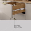 Ver imagem 6 de Armário de Cozinha Compacta 10 Portas 2 Gavetas Porto Rico - Amêndola Touch/nude Prime Tx