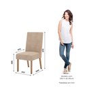 Ver imagem 5 de Kit 2 Cadeiras Anne Corano Bege/creme - Henn