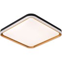 Ver imagem 2 de Plafon de Sobrepor Queenstown 50x50cm Preto e Dourado Bivolt 36w 3.000k Bivolt - Skylight Sky-4050pt