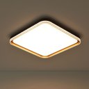 Ver imagem 4 de Plafon de Sobrepor Queenstown 50x50cm Preto e Dourado Bivolt 36w 3.000k Bivolt - Skylight Sky-4050pt