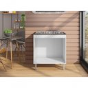 Ver imagem 6 de Gabinete Balcão Cooktop Andreia 4 ou 5 Bocas Branco