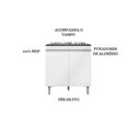Ver imagem 4 de Gabinete Balcão Cooktop Andreia 4 ou 5 Bocas Branco