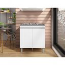 Ver imagem 5 de Gabinete Balcão Cooktop Andreia 4 ou 5 Bocas Branco