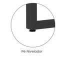 Ver imagem 5 de Plataforma Dupla Escrivaninha Tub Corporativa Light 4 Lugares 220cm Industrial Samba e Preto