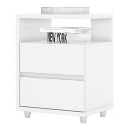 Mesa de Cabeceira 2 Gavetas Nora Casa 812 - 3