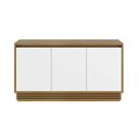 Ver imagem 6 de Balcão Buffet 160cm 03 portas BB2610 Tecno Móbili - Tecno Móbili Natural/Off White