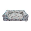 Ver imagem 1 de Cama para Cachorros Retangular 100% Impermeável Off White Proteção Antialérgica e Espaçosa Duz Pets