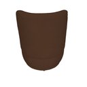 Ver imagem 4 de Kit Poltrona Orgânica Bia Bouclê Marrom - Belliv Decor