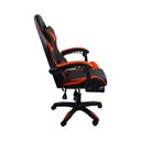 Ver imagem 4 de Cadeira Gamer Stillus Ergonômica com Apoio para Os Pés Vermelho