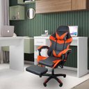 Ver imagem 7 de Cadeira Gamer Stillus Ergonômica com Apoio para Os Pés Vermelho