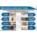 Ver imagem 2 de Paneleiro de Cozinha Cristaleira Syrah C/ 4 Portas (2 C/ Vidro Reflecta) 75cm Amendoa/branco -