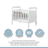 Berço Minicama Soninho - Tigus Baby: Branco - 6
