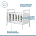 Ver imagem 7 de Berço Minicama Soninho - Tigus Baby: Branco