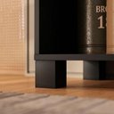 Ver imagem 7 de Armario Estante Multiuso 4 Portas 4 Nichos 68x145 cm Preto Artany
