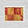 Quadro Decorativo Bandeira Grifinória Harry Potter - 1