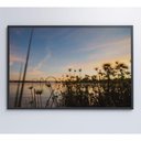 Ver imagem 3 de Quadro Por Do Sol Ponte Jk 90x60 Cm Tecido Canvas
