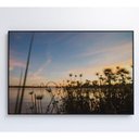 Ver imagem 1 de Quadro Por Do Sol Ponte Jk 90x60 Cm Tecido Canvas