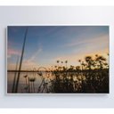 Ver imagem 2 de Quadro Por Do Sol Ponte Jk 90x60 Cm Tecido Canvas