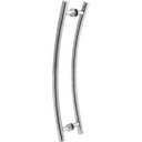 Ver imagem 1 de Puxador De Porta Tubular Curvo Lateral 60cm