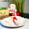 Argola de Guardanapo em Acrílico de Natal Gorro do Noel Kit com 8 pçs - 2