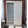 Sapateira 2 Portas de Correr sem Espelho com Luz Led Diamante - 4