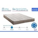 Ver mais imagens de Cama Box Baú Queen: Colchão Espuma D33 Paropas Conforto Ultra Firme + Base Crc Suede Brown (