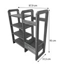 Ver imagem 6 de Estante Linea Organizer Carvalho