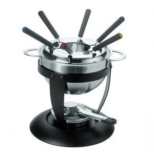 Fondue Inox e Cerâmica 11 Peças 1,5 Litros 2 em 1
