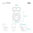 Ver imagem 3 de Assento Sanitário Fiori Branco para Vaso Fiori