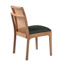Ver imagem 6 de Cadeira Decorativa Sala de Jantar Luxo Livia Facto Verde - Mozzelar