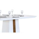 Ver imagem 4 de Mesa para Cozinha Italia Tampo Madeirado Vidro 120x90cm Cinza Urbano-freijo-cinza Urbano - Dj Mó