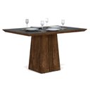 Ver imagem 6 de Mesa para Cozinha Italia Tampo Madeirado Vidro 120x90cm Cinza Urbano-freijo-cinza Urbano - Dj Mó