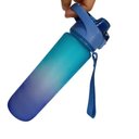 Ver imagem 2 de Garrafa de Água Esportiva 1l Marcador de Tempo Livre a Prova de Vazamentos Chaleira Tamanho:único