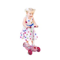 Skatenet Led Iniciante com Base Larga e Rodas Iluminadas:rosa - 3
