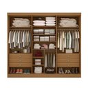 Ver imagem 3 de Guarda Roupa 6 Portas 6 Gavetas da Vinci Plus Cinamomo