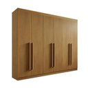 Ver imagem 1 de Guarda Roupa 6 Portas 6 Gavetas da Vinci Plus Cinamomo