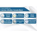 Ver imagem 2 de Cama Box c/Auxiliar Solteiro: Colchão Orthoflex Bonnel Venezia Black + Base CRC Courano Black(88x188
