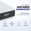 Ver imagem 4 de Cama Box Baú Airtech Antares Casal + Colchão de Molas Ensacadas - Ortobom - Spring - 138x188x67cm