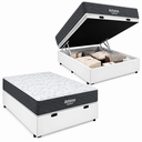 Ver imagem 5 de Cama Box Baú Airtech Antares Casal + Colchão de Molas Ensacadas - Ortobom - Spring - 138x188x67cm